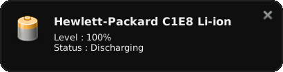 battery status