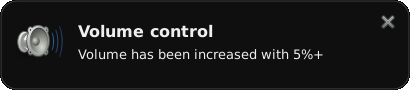 volume control