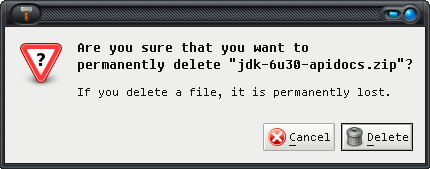 unable to find or create trash directory