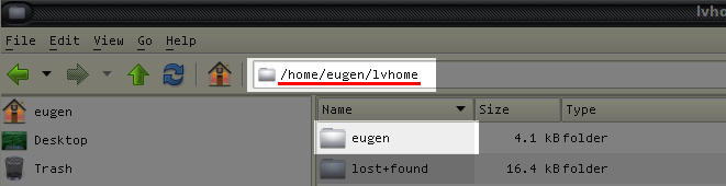unable to find or create trash directory