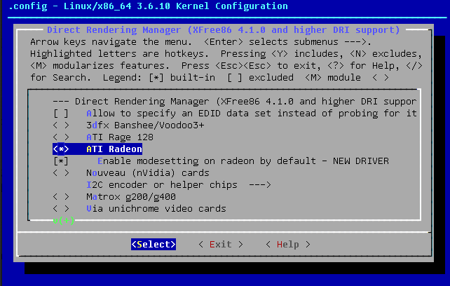 linux ati radeon kms